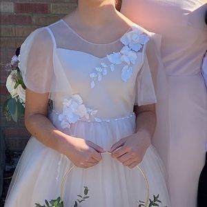 Beautiful unique ivory princess daliana dress